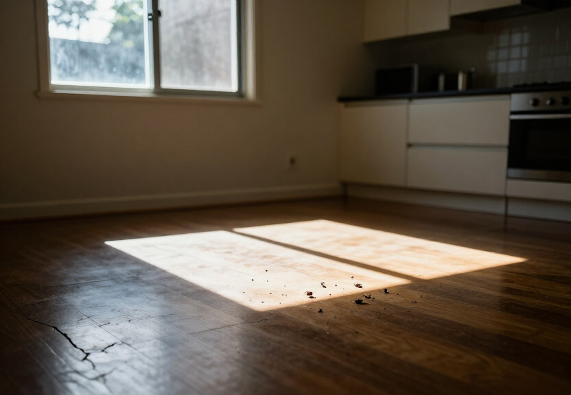 Termite damage in a Parramatta home before treatment